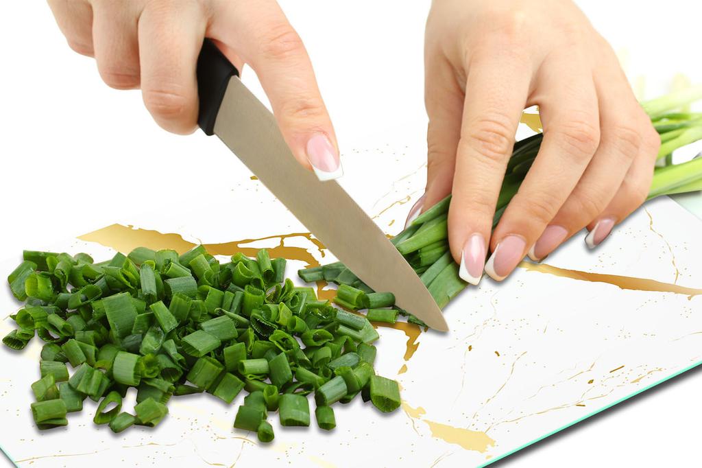 GLASS CUTTING BOARD 40x52 MARBLE