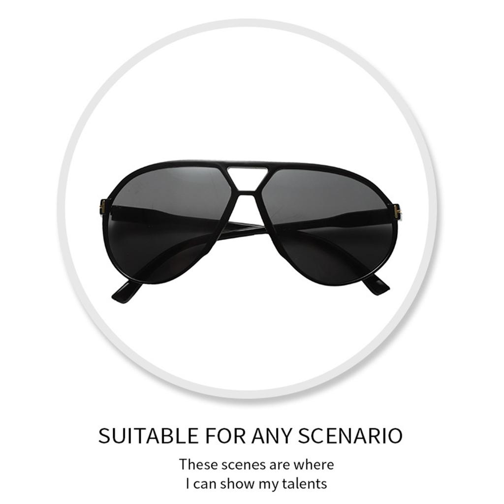 New Stylish Double-beam Sunglasses Personality T-shaped Frog Mirror Outdoor Driving Fishing Sunscreen Sunglasses