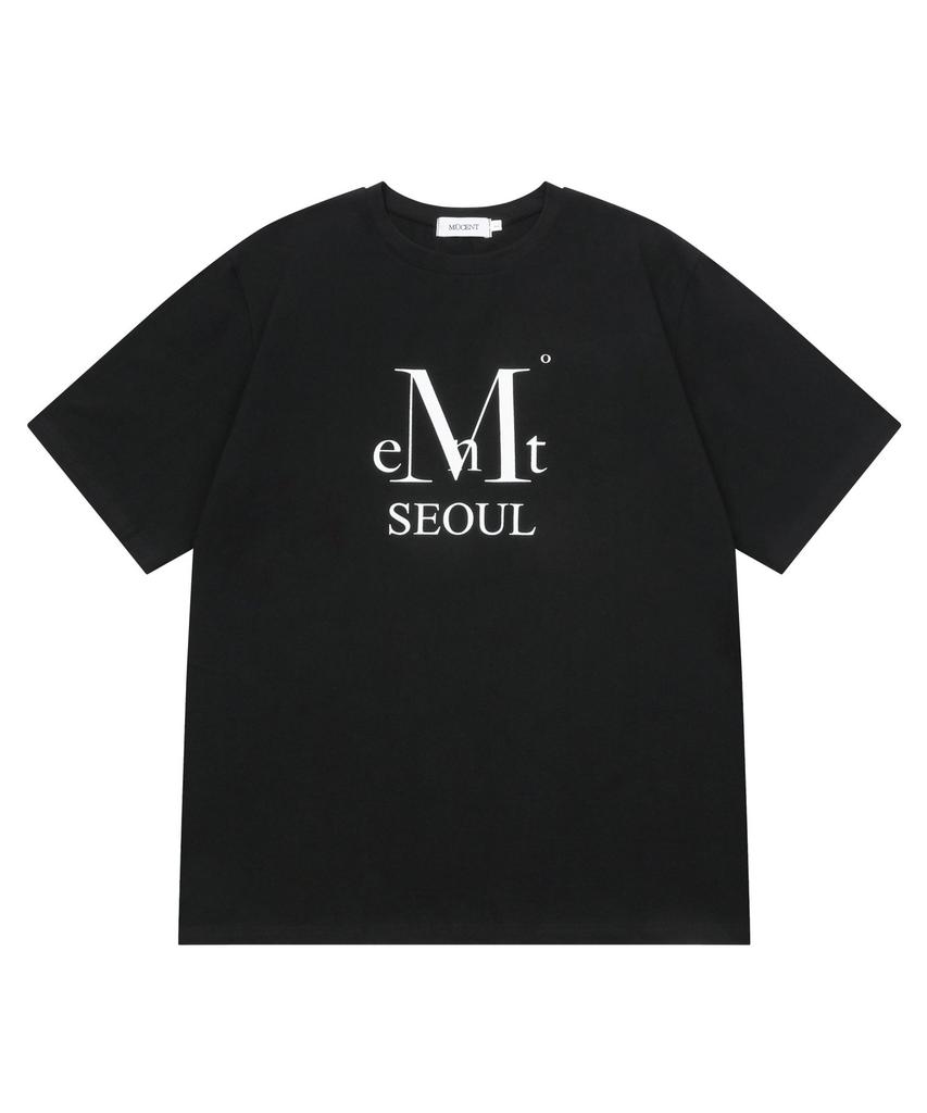 MUCENT Seoul Signature Logo Short Sleeve T-Shirt Unisex (2 Colors)