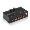PP500 Ultra-compact Phono Preamp Pre Amp Preamplifier with Level Volume Control RCA Input Output 1/4" TRS Output Interfaces for LP Vinyl Turntable