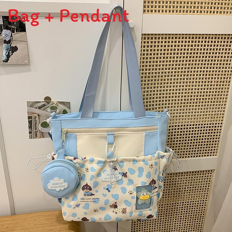 Leopard Print Backpack For Girls With Nylon And Pouch For School Use