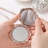Портативное мини-зеркало Ретро Роза Маленькое карманное зеркало для макияжа Двусторонние ручные зеркала Компактный косметический инструмент для красоты Подарок