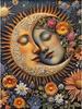 Diamond Painting Sun Moon Cross Stitch Kit Diamond Embroidery Cartoon Mosaic Picture Of Rhinestones Handmade Gift 2024 New