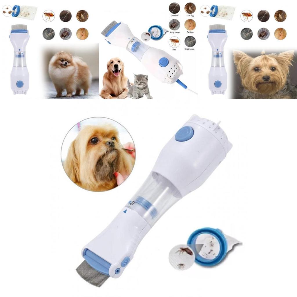 Premium Electric Flea And Lice Removal Comb For Dogs And Pets With Durable Abs And Stainless Steel
