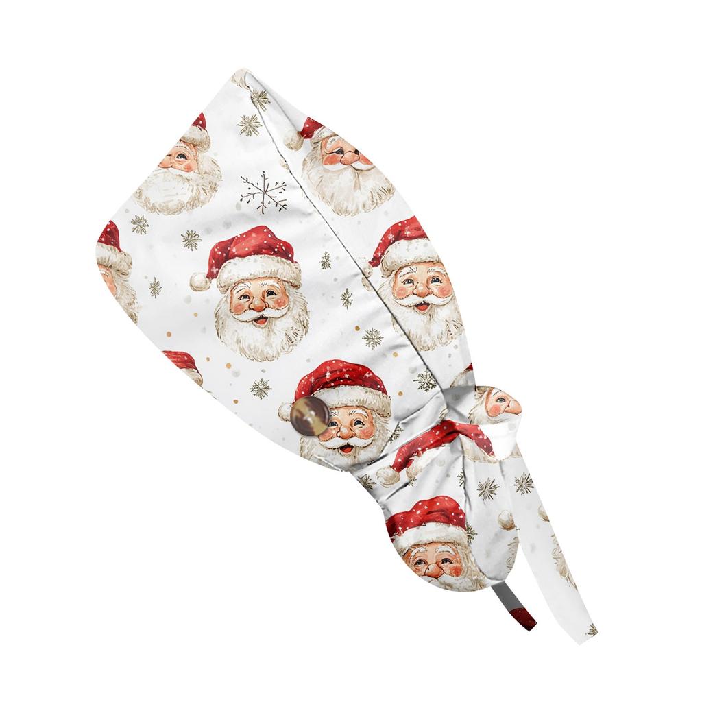 Модная рождественская рабочая кепка с принтом, повседневная женская кепка с хвостиком, кепка с повязкой, кепка Baotou