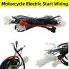 Motorcycle Wiring Harness Machine Electric Start Wiring Loom Harness For Pit Bike ATV Quads 50cc 70cc 90cc 110cc 125cc