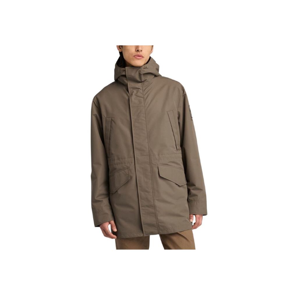 Timberland AF TFO WR 3 в 1 Флисовая Модная Универсальная Водонепроницаемая Куртка Мужская Куртка Коричневая A2J5B-BK0