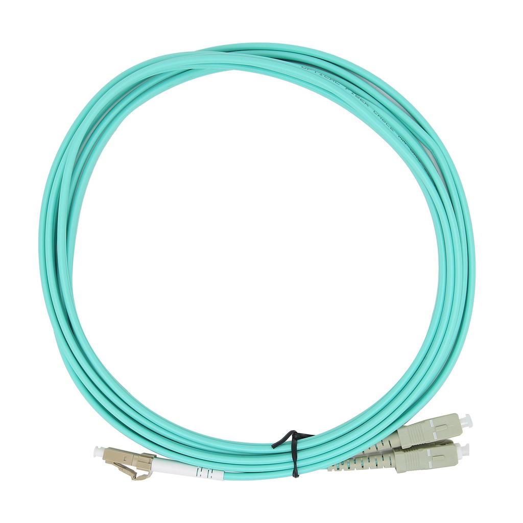 Optical Cable MultiMode DualCore LC UPC SC UPC Optic Fibre for Data Transmission.