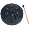 3 Inches 6 Notes Rain Drum for Outside Steel Tongue Drum Percussion Musical Instruments for Yoga Meditation Unique Gift