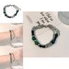 Trendy Titanium Steel Dual Layer Beaded Bracelet For Women Summer Fashion