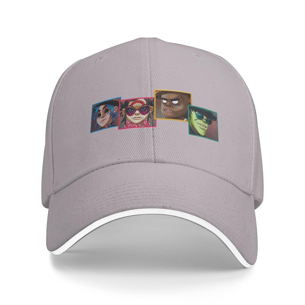 Band GGorillaz Baseball Cap Tennis Skate Sun Visor Trucker Hat Couple Women Fashion Design Baseball Caps