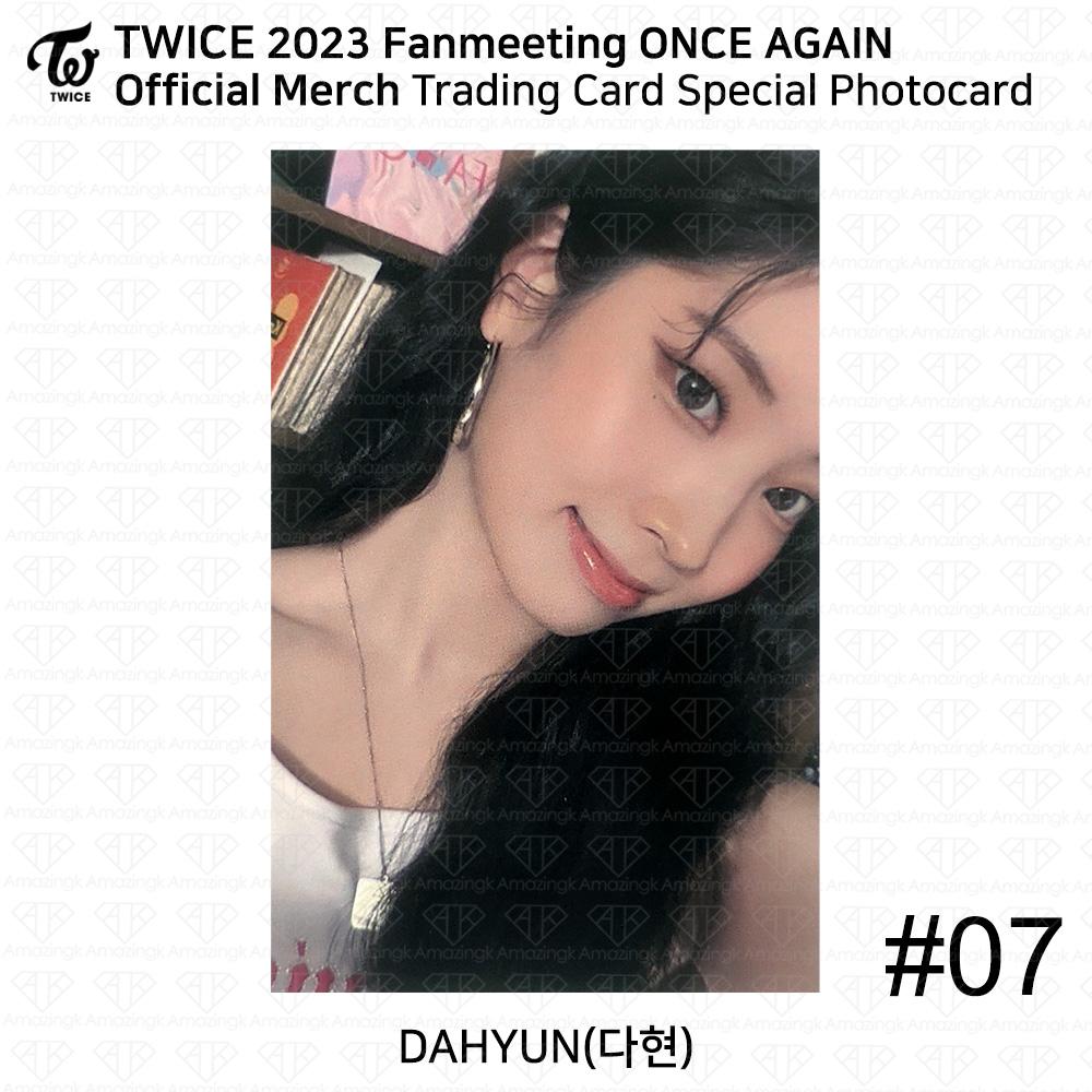 Twice Фан-встреча «ONCE AGAIN» в честь 8-й годовщины. Всплывающая карточка с коллекционной карточкой MD.