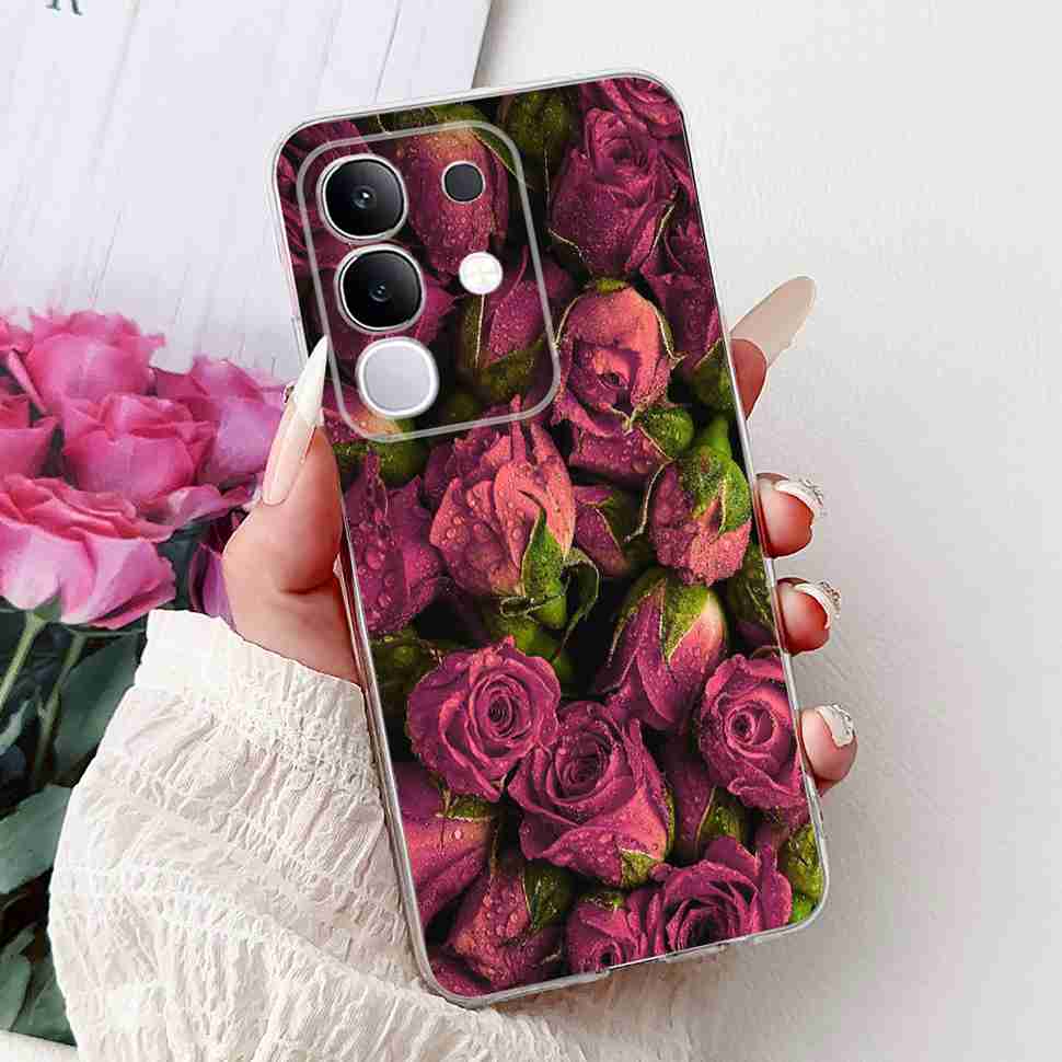 For Vivo Y29 4G Case Cute Couple Cat Butterfly Cover Soft Silicone Phone Cases For Vivo Y 29 Y29 4G Fundas Coque 6.68"