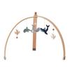 Etucdose Baby Play Gym with Natural Wooden Marine Animal Indoor Play Cotton Finger Hanging Perfect for Early Newborn Baby Birthday Gift Toys, Design,