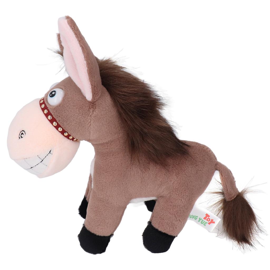 Donkey Stuffed Animal Toy Cute Soft Comfortable Vivid Donkey Plush Toy for Kids Boys Girls Brown