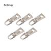5pcs Bag Suitcase Detachable Zipper Repair Kit Metal Zipper Head Metal Zip Zipper Slider Zipper Pull