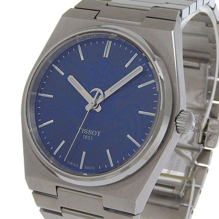 Б/у TISSOT PRX UFO Robo Grendizer T137.407.11.041.02 Синий циферблат Нержавеющая сталь Автоматические Мужские Бесплатная доставка 240101828006