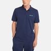Timberland Casual Breathable Short Sleeve Polo Shirt Men Tops Navy-Blue A41C5-EJ3