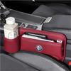 For Alfa Romeo Car Seat Sewn Gap Crevice Slot Storage Box Cup Holder For Alfa Romeo 4C 159 Spider Giulia Giulietta 156 Mito 147