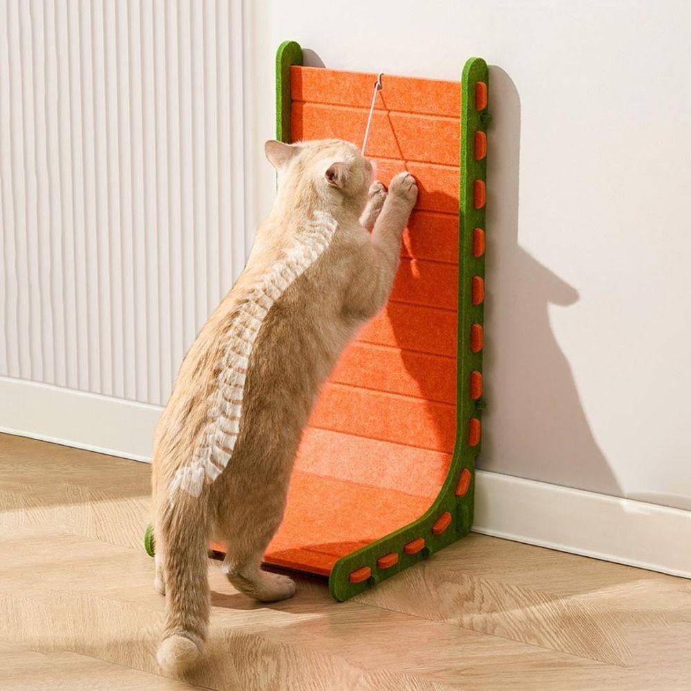 Vertical L-Type Cat Scratch Board Anti-Scratch Felt Cat Climbing Frame Nest Integrated No Shedding Cat Scratch Pad Pet Gifts