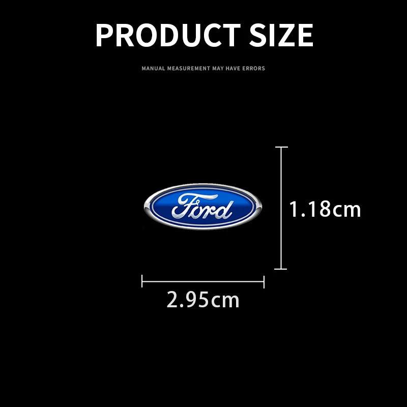 Fashion Car Button Switch Decorative Sticker For Ford Focus2 MK2 3 4 MK3 MK4 ST Mondeo Festiva Fusion Suit Fiesta Mustang Ranger