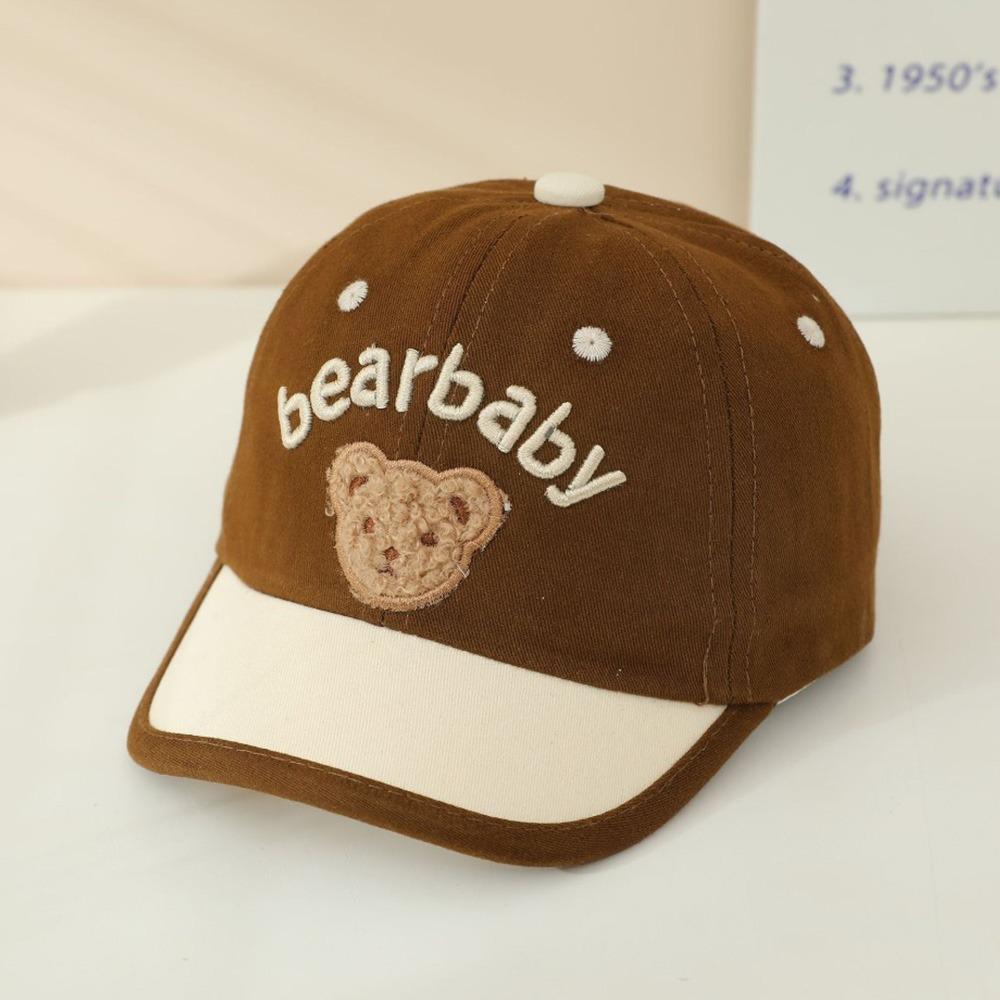 Bear Ear Baby Baseball Cap Corduroy Sun Protection Cap Boys Girls Caps Sun Hat Infant Boy Girl
