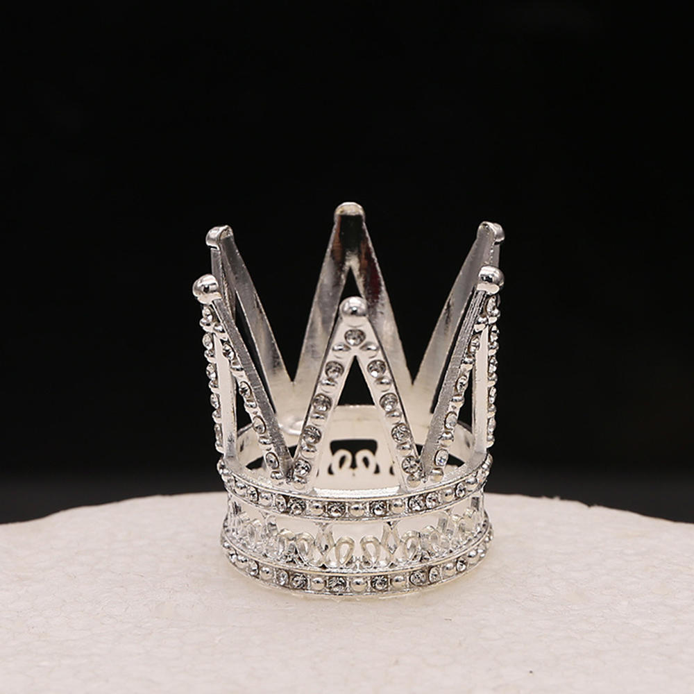 Корона со стразами для выпечки торта, украшение для головы, детские аксессуары для волос, принцесса, свадьба, день рождения, вечеринка, принадлежности, новый