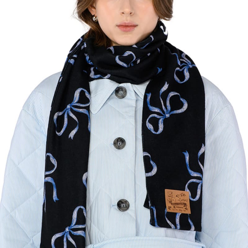 Письма Шина D.Глушитель №11 _ Шарф с графикой ленты Big Muffler