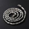 S925 Sterling Silver Punk Necklace Vajra Pestle Twist Neck Chain 2022 New Fashion Men's Pure Argentum Charm Jewelry
