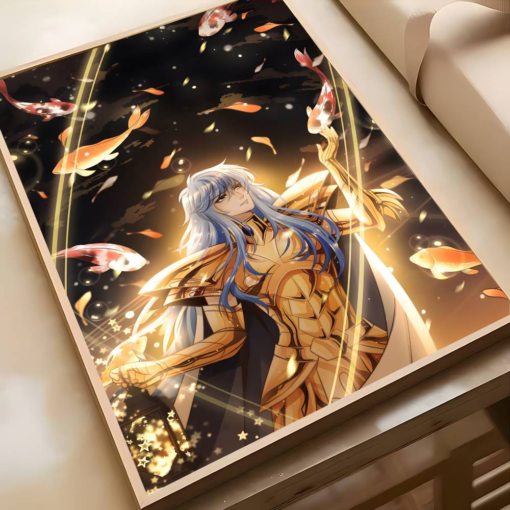 Постер Saint Seiya Высококачественная художественная наклейка Самоклеящаяся водостойкая домашний декор