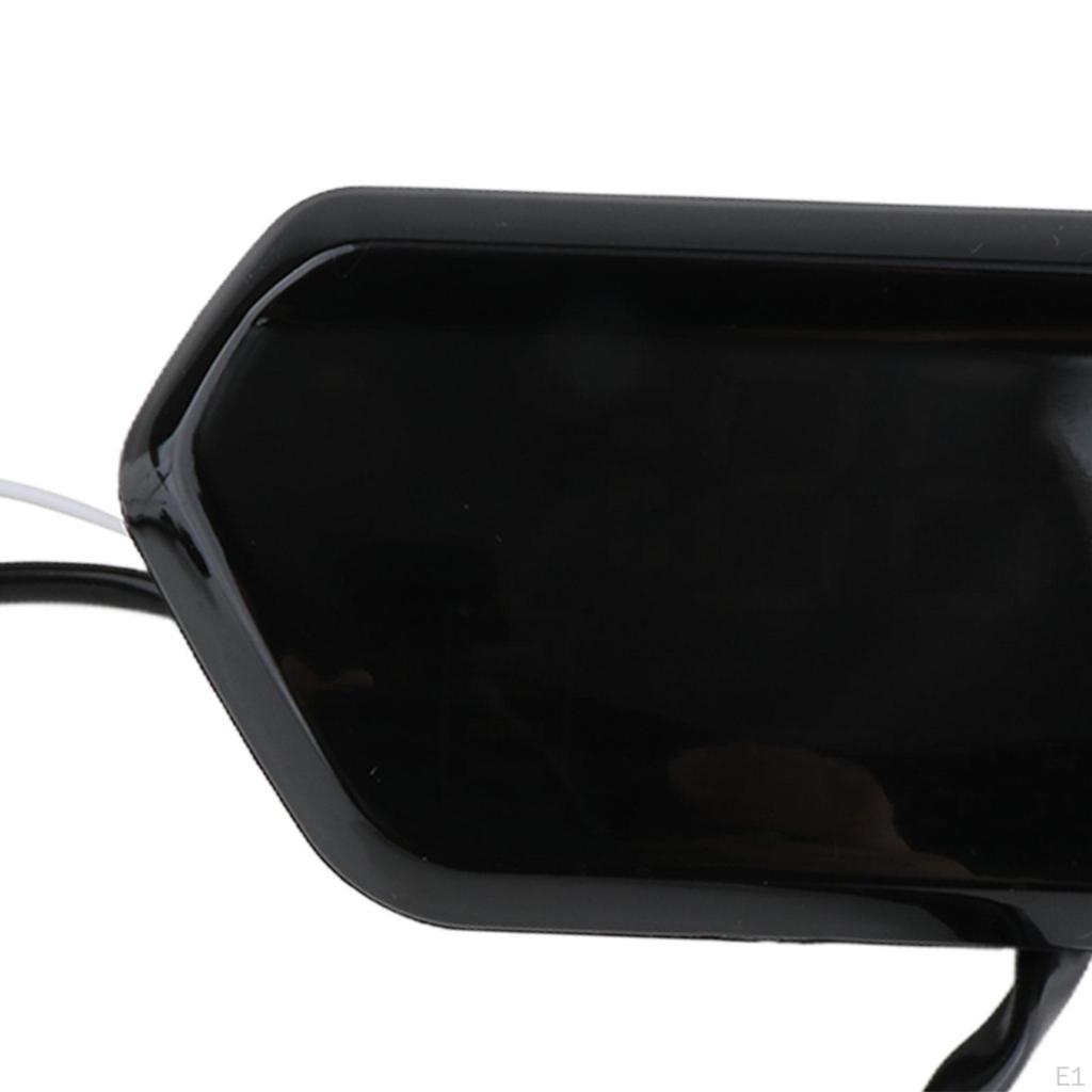 Электрический спидометр велосипеда, светодиодный цифровой дисплей, простая установка, прочный, легкий, универсальный