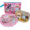 Bread Barbershop Macaron Plus Lunch Box + Bag Set PP083, Lunch Box + 2 Lids + Pouch Bag, Popular Korean Parenting Items