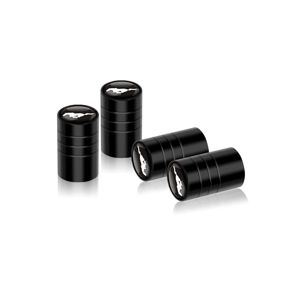 4Pcs Car Wheel Tire Valve Cap Tyre Rim Stem Cover Truck For Ford Focus ST Ranger Mondeo Kuga Ecosport Fiesta Shelby MK2 Fusion