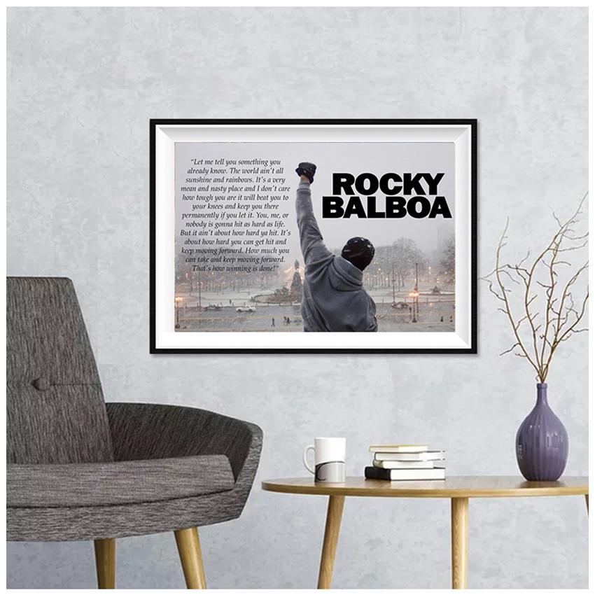 Картина в скандинавском стиле, украшение для спальни, картина, бодибилдинг, принт, плакаты, мотивационные черно-белые цитаты, настенное искусство, холст