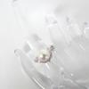 [Использованный] Pt900 Akoya Pearl (жемчужный) бриллиантовое кольцо/Нет. 11/г465-81