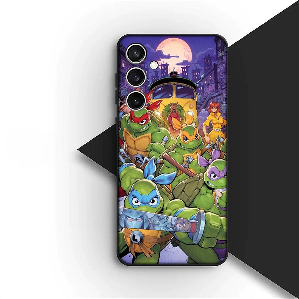 Phone Cover for Motorola Moto G86 G57 E14 E15 G14 G34 G35 G84 G24 A54 G15 Power E22 Soft Case Ninjas Anime T-Turtles Cartoon