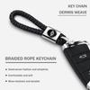 Car Badge Keychain Metal Leather Key Ring Key Chain Styling Gifts For MINI F54 F55 F56 R56 R60 SONE Roadster Clubman Coupe