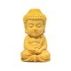 Buddha Shaka Miniature Buddha Wood Main Buddha Statue for Shigenori Art Carving X Width 4cm X Depth Statue, Nyorai, Statue, Carving, Ornament,