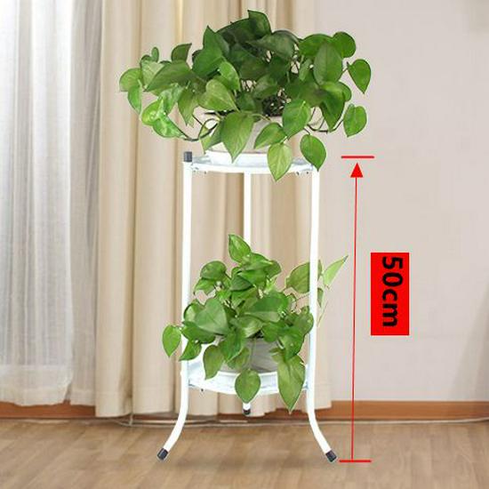 European Iron Multi-Layer Flower Stand for Indoor and Balcony Use