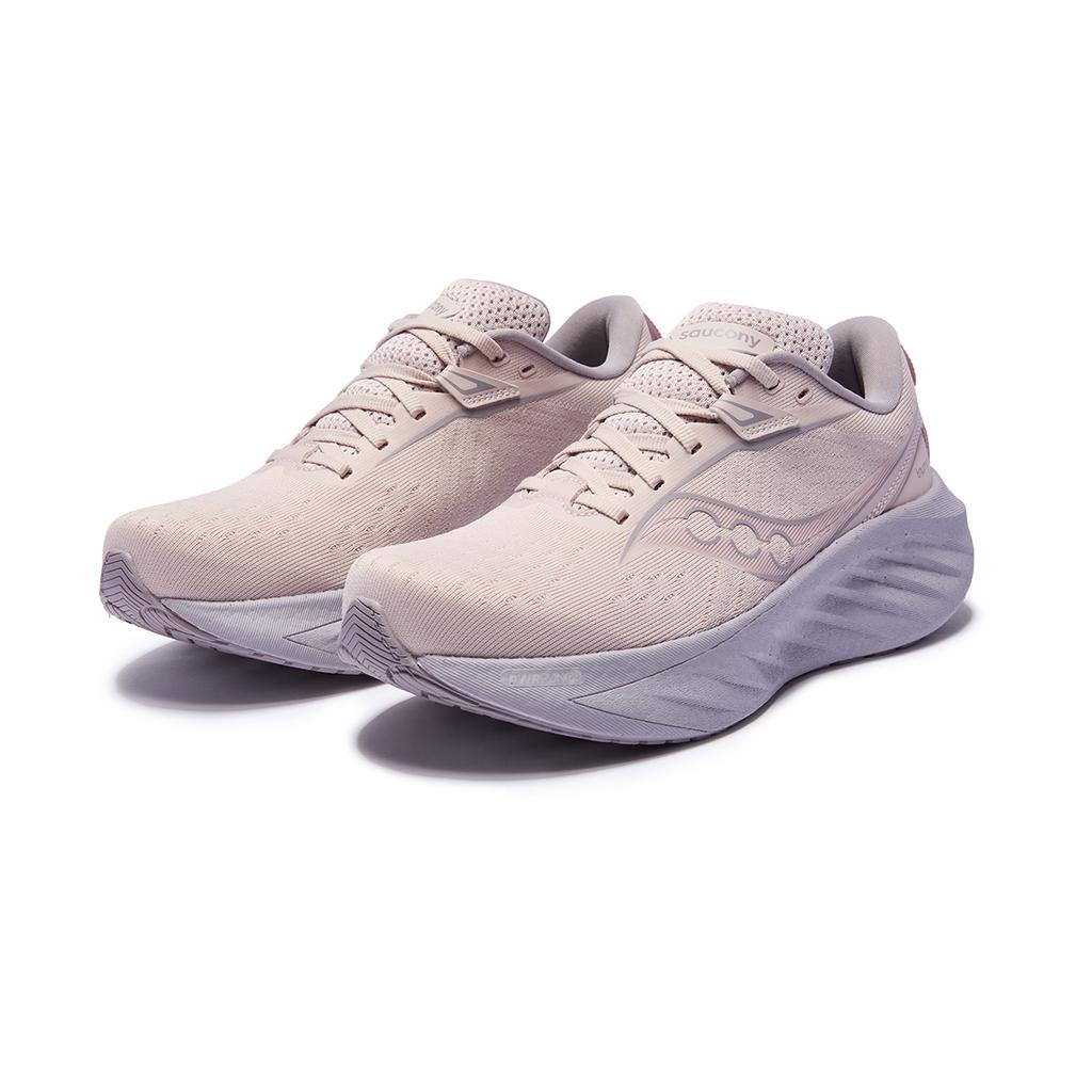 SAUCONY Triumph 22 Удобные Мягкие Противоскользящие Прочные Дышащие Низкие Кроссовки для Тренировок и Бега на Длинные Дистанции Женские фиолетовые S10964-606