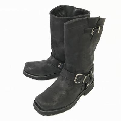 Ботинки Sancho/Инженерные ботинки/24.0см/Черный/Goodyear Welt/Кожа(ИСПОЛЬЗОВАЛ)