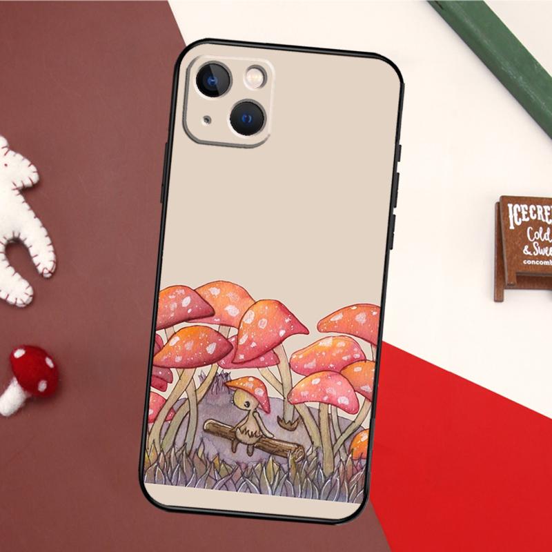 Странный гриб Психоделический чехол для телефона для iPhone 16 15 14 11 12 Mini 13 Pro Max X XR XS Max Plus Мягкий чехол-оболочка