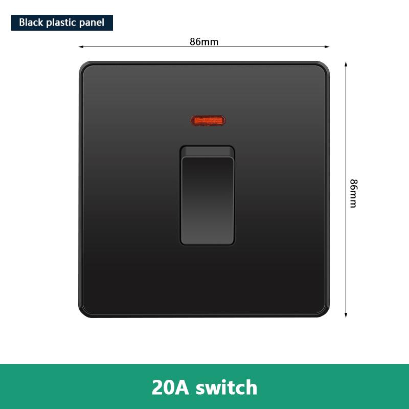 EU RU UK 20A 45A настенный выключатель высокой мощности, стандартная пластиковая панель Кореи, тумблер включения/выключения для водонагревателя, освещения, кондиционера