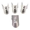 4pcs Professional Stainless Steel Safe Slicing Finger Guard Cooking Tool Finger Protector