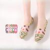 Женские новые ретро повседневные короткие носки-лодочки из хрустального шелка, невидимые весенне-летние