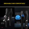 Men"s Reflective Bicycle Pants Gel Padded Cycling Tights Leggings Outdoor Riding Bike Pants