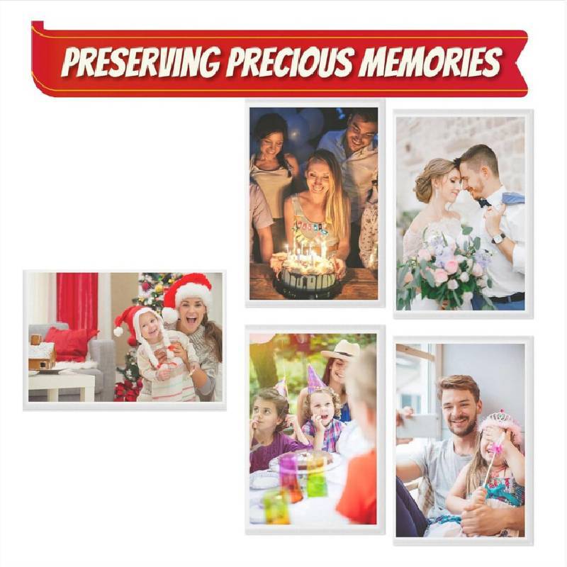 Acrylic Photo Frame Magnetic Refrigerator Magnet With Diy Photo Wall For Home Decor