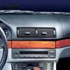 Стайлинг автомобиля из углеродного волокна для BMW E39 5 серии 1998-2003, внутренний кондиционер, вентиляционные розетки, кнопки переключателя, авто крышка