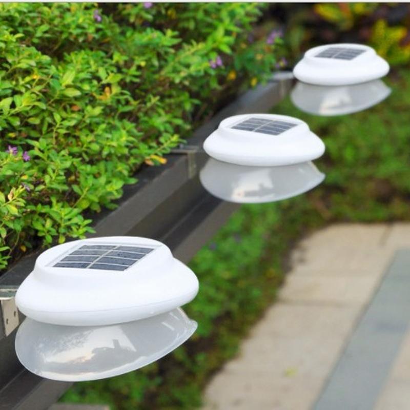 LED Solar Wall Lamp Perforated Outdoor Fence Decorative Lamp Outdoor Waterproof Eaves Garden Wall Lighting Fence Lamp Courtyard Outdoor Courtyard Lamp