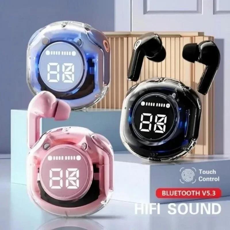 НОВЫЕ беспроводные наушники T8 TWS Bluetooth 5.3, спортивные игровые гарнитуры, наушники-вкладыши с шумоподавлением, сенсорное управление басами для телефона